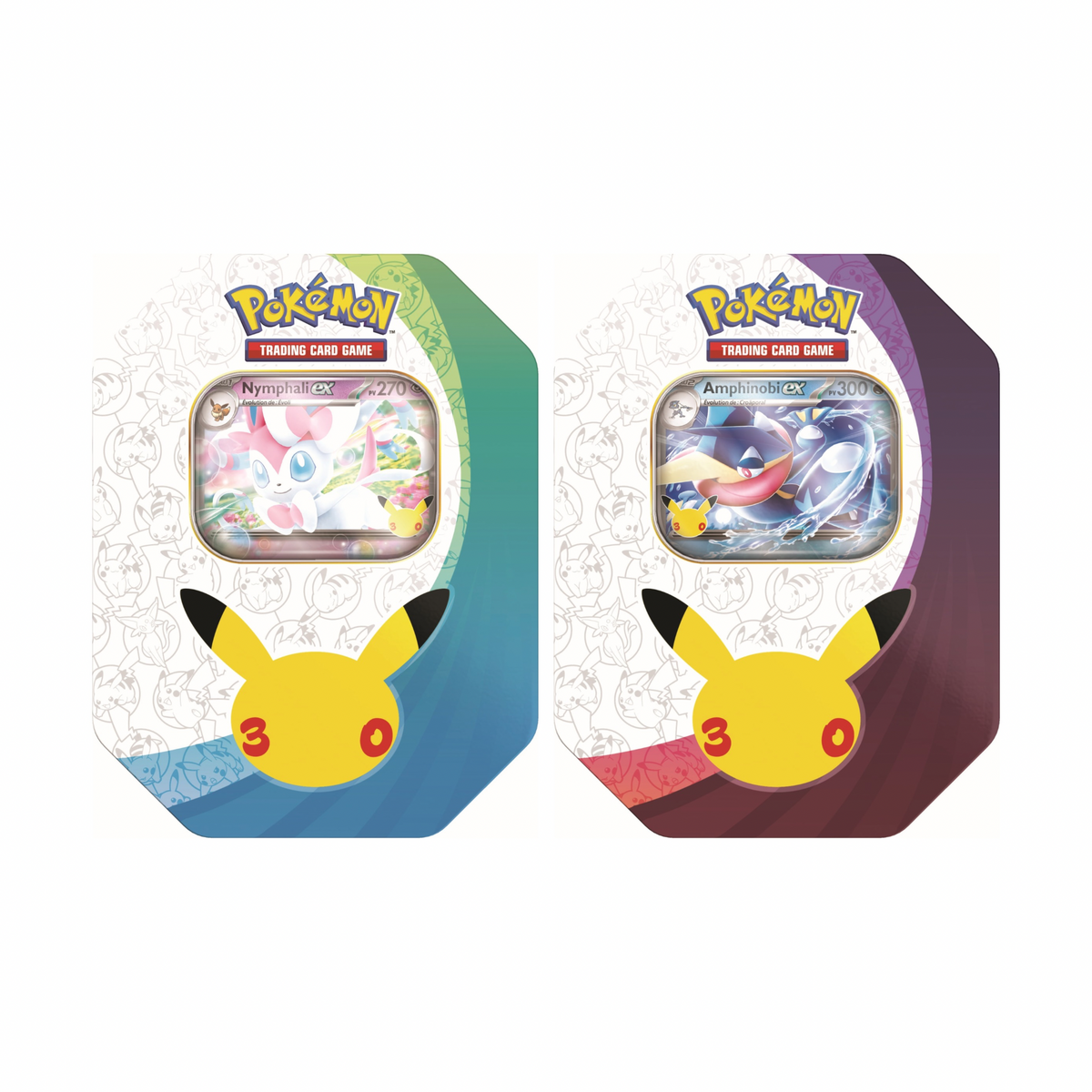 Duo Pokébox 30ème Anniversaire Nymphali Ex + Amphinobi Ex - FR