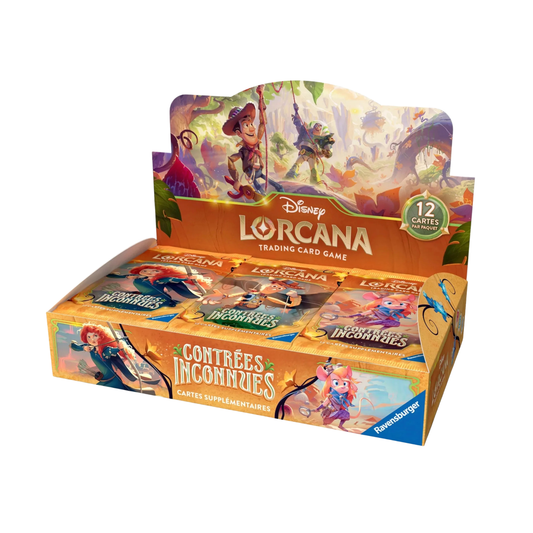 Lorcana Display x24 Boosters Contrées Inconnues