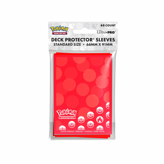 Ultra Pro Pokémon Sleeves Énergie Feu (65pcs)